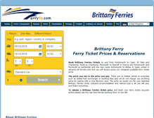 Tablet Screenshot of brittanyferry.com
